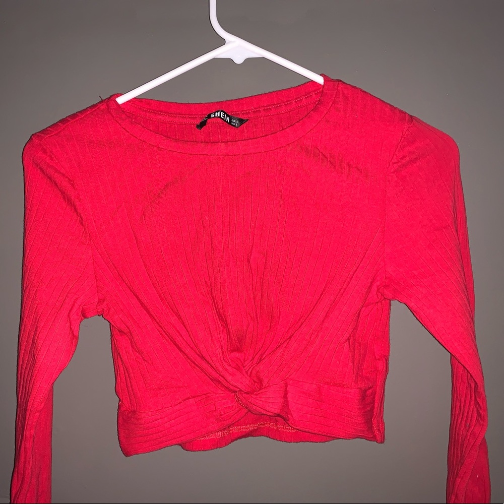 Long sleeve crop